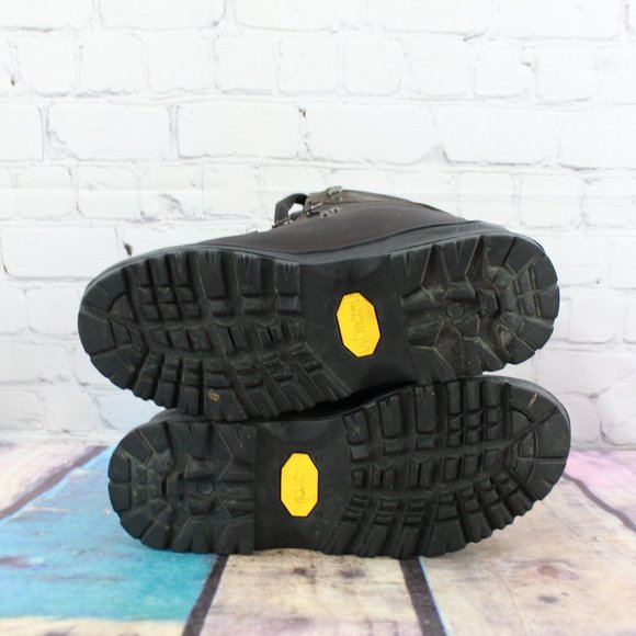 LL Bean Cresta Brown Leather Vibram Sole Trail Hiking Ankle Boots 6 M - Picture 9 of 9